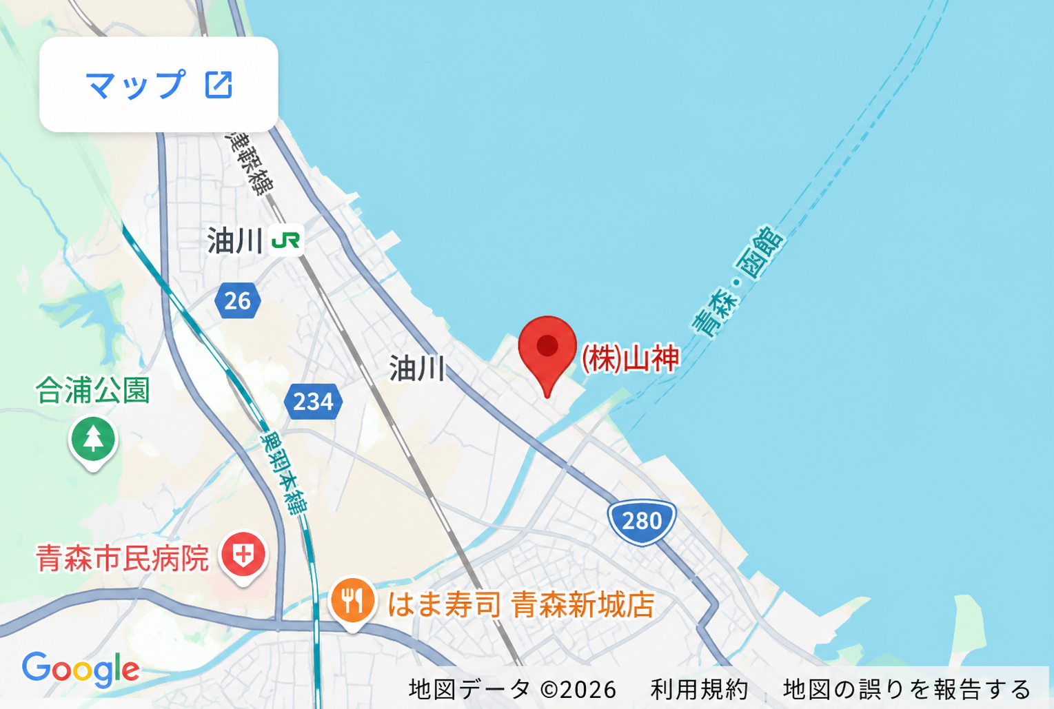 株式会社山神 地図